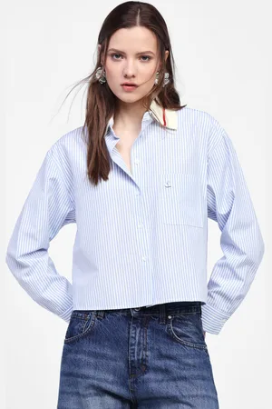 Dixie Camicia a righe con colletto polo