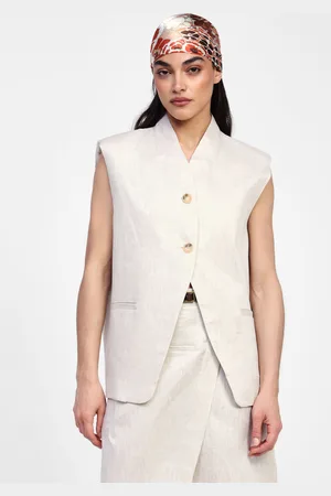 Dixie Gilet con collo a fascetta e bottoni