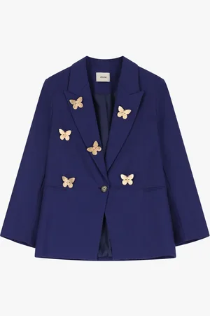 Dixie Blazer con farfalle applicate