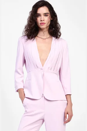 Dixie Blazer con pieghe e chiusura a bottone