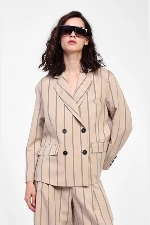 Dixie Blazer a righe con doppio petto