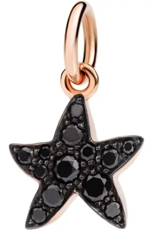 Dodo CIONDOLO STELLINA ORO ROSA & DIAMANTI BLACK
