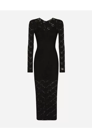 Dolce & Gabbana Donna Vestiti lunghi - Long Lace Dress - Donna Abiti 40