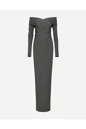 Dolce & Gabbana Donna Vestiti lunghi - Long Stretch Jersey Milano Rib Dress - Donna Abiti 36