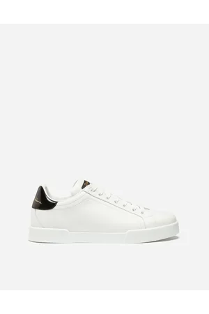 Dolce & Gabbana Sneakers Portofino In Pelle - Uomo - Uomo Sneaker Nero 42.5