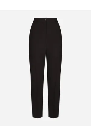 Dolce & Gabbana Wool Pants With Duchesse Tuxedo Band - Donna Pantaloni E Shorts Tessuto 36
