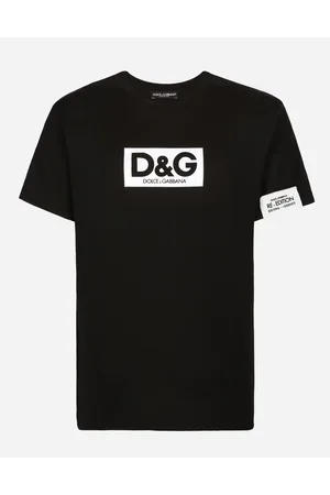Dolce & Gabbana Cotton Round-neck T-shirt With Patch - Uomo T-shirts E Polo Cotone 44