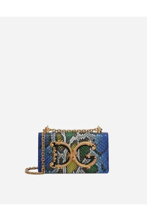 Dolce & Gabbana Phone Bag Dg Girls - Donna Borse Mini Micro E Pochette Blu Pelli Pregiate Onesize