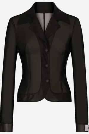 Dolce & Gabbana Single-breasted Marquisette Dolce Jacket - Donna Giacche E Blazer Tessuto 36