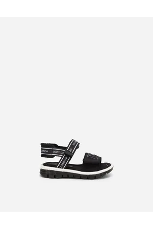 Dolce & Gabbana Technical Fabric Sandals With Dg Logo - Uomo Scarpe Primi Passi (19-26) Multicolore Viscosa 19