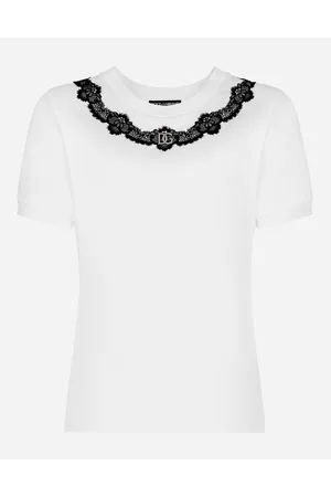 Dolce & Gabbana Tshirt Manica Corta - Donna T-shirts E Felpe Bianco 40