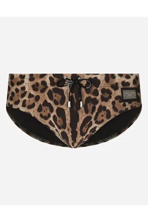 Dolce & Gabbana Speedo Alto - Uomo Beachwear Stampa Animalier 3