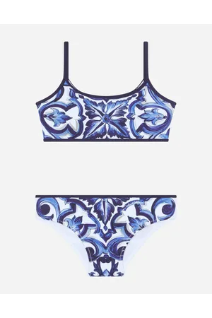 Dolce & Gabbana Bikini Stampa Maiolica - Donna Beachwear Multicolore 2 Years