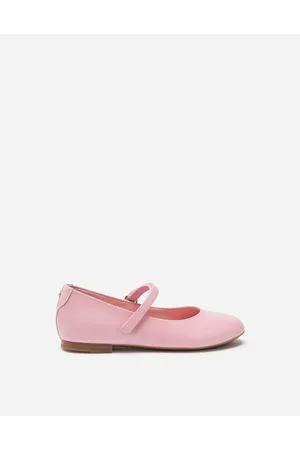 Dolce & Gabbana Ballerina Mary Jane In Vernice - Donna Scarpe (24-38) Rosa Pelle 24