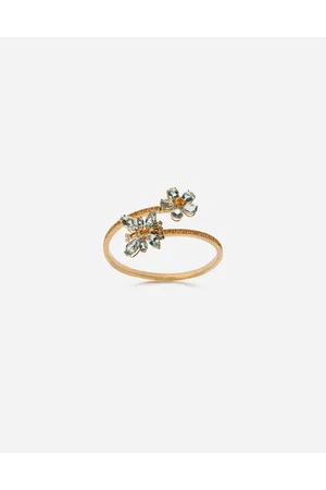 Dolce & Gabbana Bracciale Spring In Giallo Con Decori A Farfalla E Floreale - Donna Bracciali S