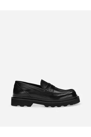Dolce & Gabbana Mocassino In Pelle Di Vitello Spazzolata - Uomo Driver E Mocassini Pelle 43