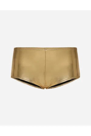 Dolce & Gabbana Culotte Vita Bassa In Jersey Laminato - Donna Pantaloni E Shorts Jersey 2