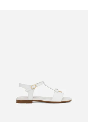 Dolce & Gabbana Sandalo - Donna Scarpe (24-38) Bianco Pelle 27