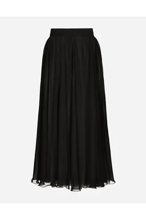 Dolce & Gabbana High-waisted Chiffon Circle Skirt - Donna Gonne Seta 36