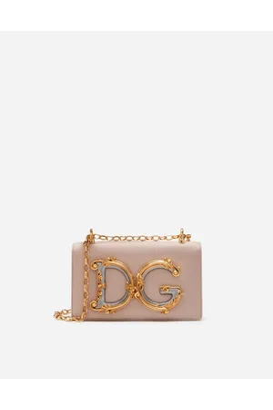 Dolce & Gabbana Phone Bag Dg Girls In Vitello Liscio - Donna Borse Mini Micro E Pochette Cipria Pelle Onesize