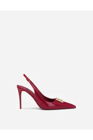 Dolce & Gabbana Polished Calfskin Slingbacks - Donna Décolleté E Slingback Fucsia Pelle 38