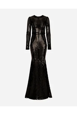 Dolce & Gabbana Abito Lungo In Paillettes Con Dettaglio Bustier - Donna Abiti 38