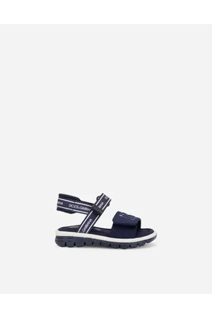 Dolce & Gabbana Technical Fabric Sandals With Dg Logo - Uomo Scarpe Primi Passi (19-26) Viscosa 19