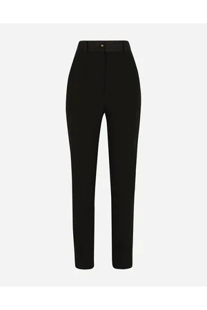 Dolce & Gabbana Pantaloni Tuxedo In Tela Di Lana - Donna Pantaloni E Shorts 46