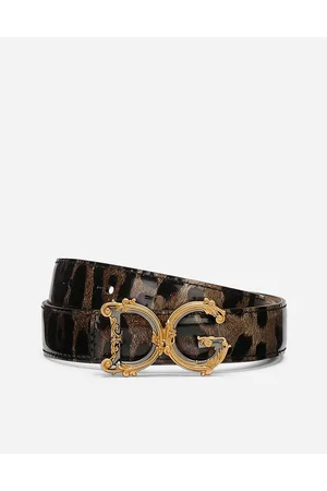 Dolce & Gabbana Cintura Dg Girls - Donna Cinture Stampa Animalier Pelle 65
