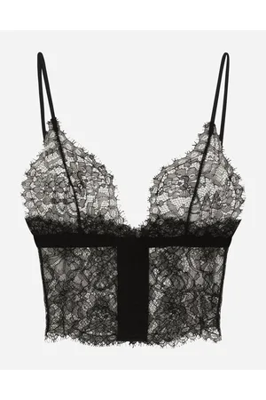 Dolce & Gabbana Triangle Lace Bralette - Donna Intimo 1