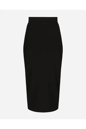 Dolce & Gabbana Technical Jersey Calf-length Skirt - Donna Gonne Viscosa 36