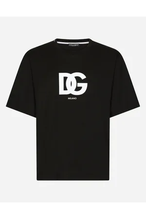 Dolce & Gabbana T-shirt Cotone Con Stampa Logo Dg - Uomo T-shirts E Polo Cotone 44