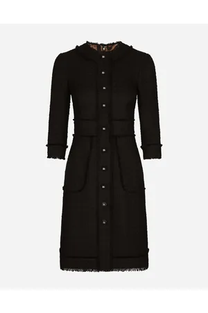 Dolce & Gabbana Raschel Tweed Midi Dress - Donna Abiti 36