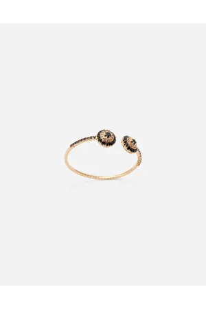 Dolce & Gabbana Bracciale Family In Giallo Con Elementi Rosone E Zaffiri Neri - Donna Bracciali S