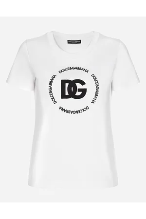 Dolce & Gabbana Tshirt Manica Corta - Donna T-shirts E Felpe Bianco Cotone 38