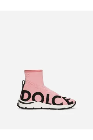 Dolce & Gabbana Sneaker Sorrento 2.0 High Top In Maglina Stretch - Uomo Scarpe (24-38) Rosa Tessuto 29