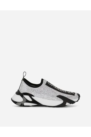 Dolce & Gabbana Sneaker Fast Con Termostrass - Donna Sneaker Nero Tessuto 35