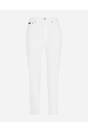 Dolce & Gabbana Jeans Audrey In Denim - Donna Denim Bianco Cotone 36