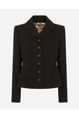 Dolce & Gabbana Single-breasted Virgin Wool Jacket - Donna Giacche E Blazer Lana 36