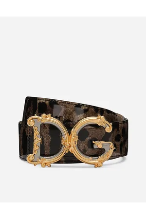 Dolce & Gabbana Cintura Dg Girls - Donna Cinture Stampa Animalier Pelle 65