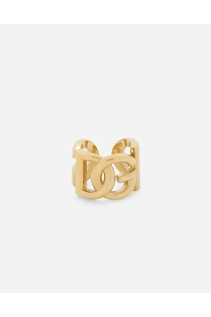 Dolce & Gabbana Anello Con Logo Dg - Donna Bijoux Metallo S