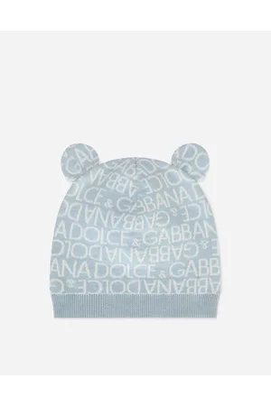 Dolce & Gabbana Cappello In Maglia Con Logo Jacquard E Orecchie - Uomo Accessori E Baby Carrier Multicolore Cotone I
