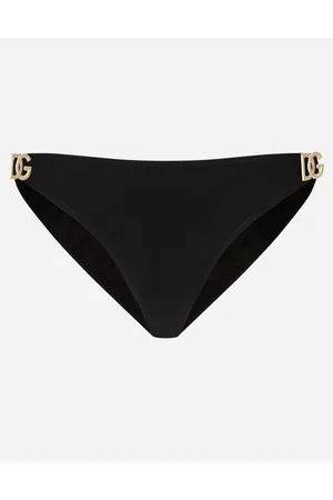 Dolce & Gabbana Bikini Bottoms With Dg Logo - Donna Beachwear Jersey 1