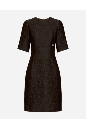 Dolce & Gabbana Abito Midi A Clessidra In Jacquard Floreale - Donna Abiti 40