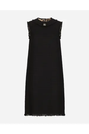 Dolce & Gabbana Abito Midi In Tweed Rachel Con Logo Dg - Donna Abiti 36