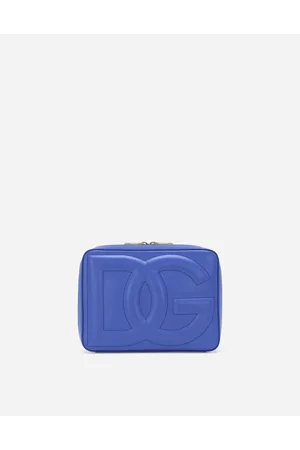 Dolce & Gabbana Dg Logo Bag Camera Bag Media In Pelle Di Vitello - Donna Borse A Spalla E Tracolla Blu Pelle Onesize