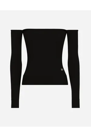 Dolce & Gabbana Maglia Strapless In Viscosa Con Manicotti - Donna Camicie E Top 36