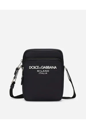 Dolce & Gabbana Borsa A Tracolla In Nylon - Uomo Borse A Tracolla Blu Nylon Onesize