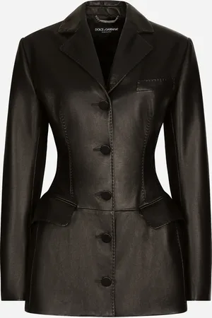 Dolce & Gabbana Giacca Turlington In Pelle Di Vitello - Donna Giacche E Blazer 38