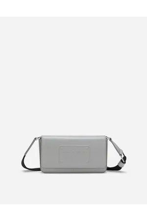 Dolce & Gabbana Mini Bag In Pelle Di Vitello - Uomo Borse A Tracolla Grigio Pelle Onesize